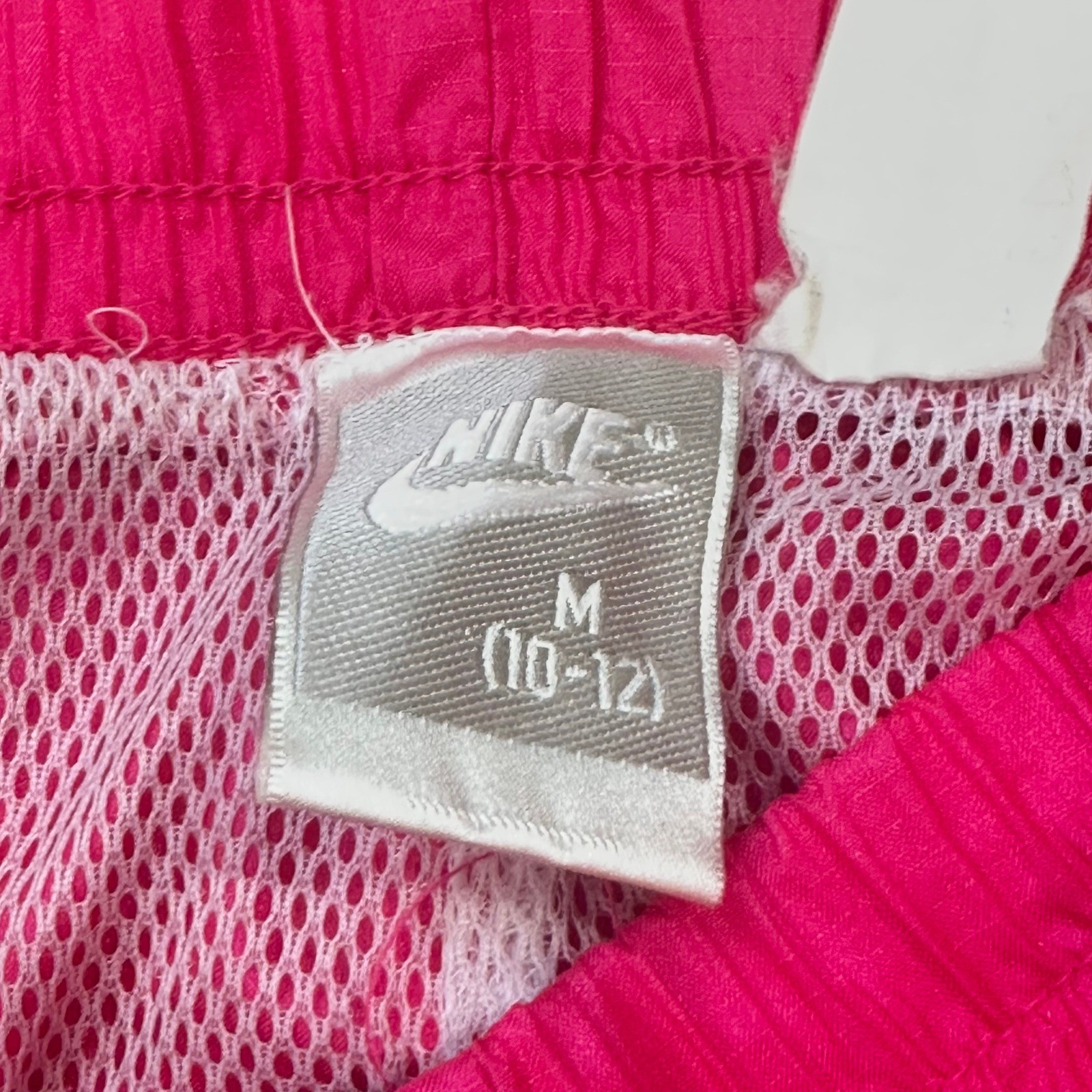 Vintage Nike Track Suit Womens Medium 10-12 Neon Pink Windbreaker Pants 80s 90s