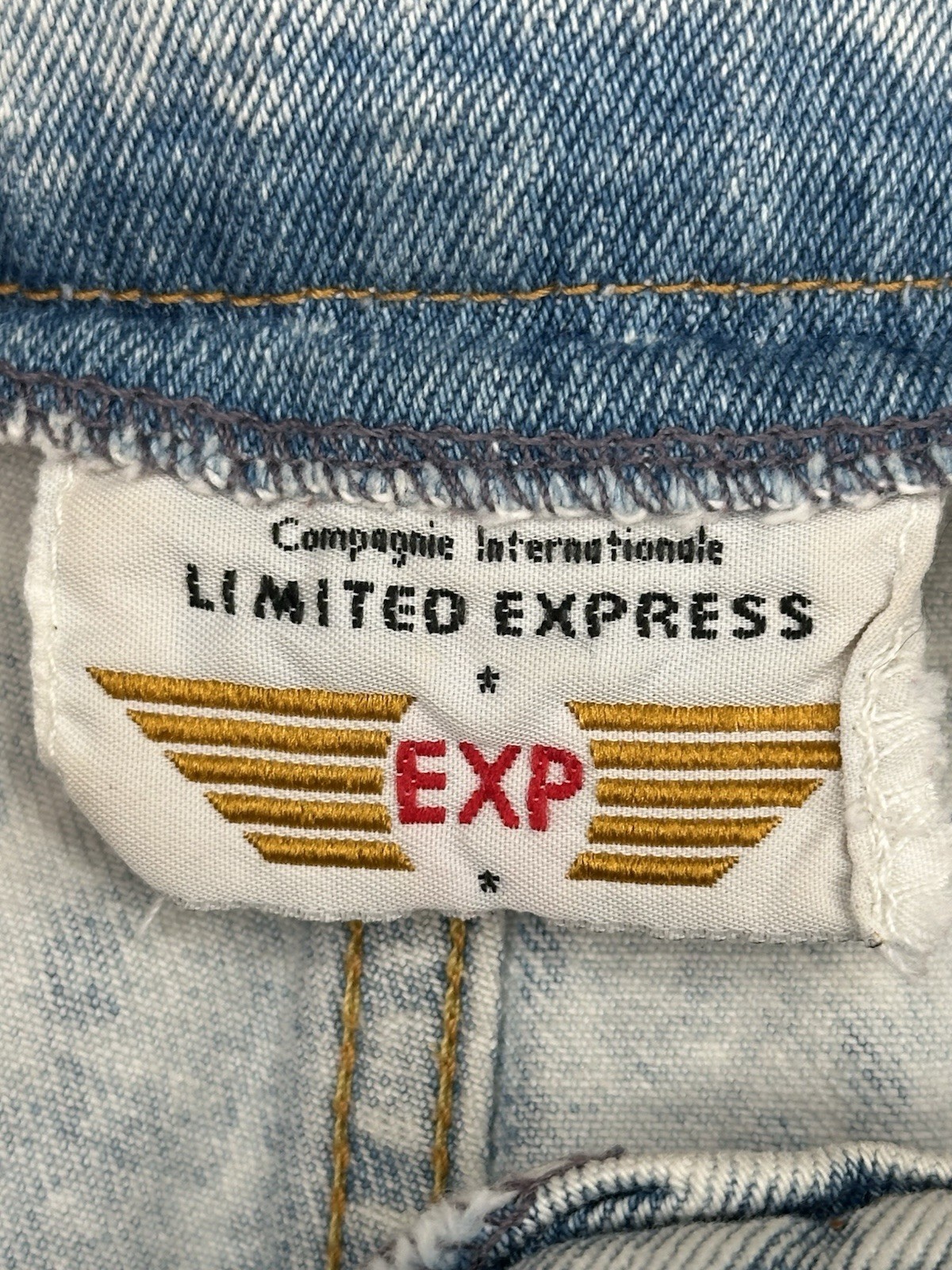 Vintage High Waisted Jeans Limited Express Hong Kong Japan Denim Size 10 Washed