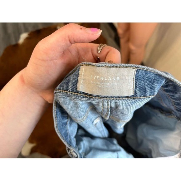 Everlane The Way-High Jean Vintage Indigo High-Rise Straight Leg Denim