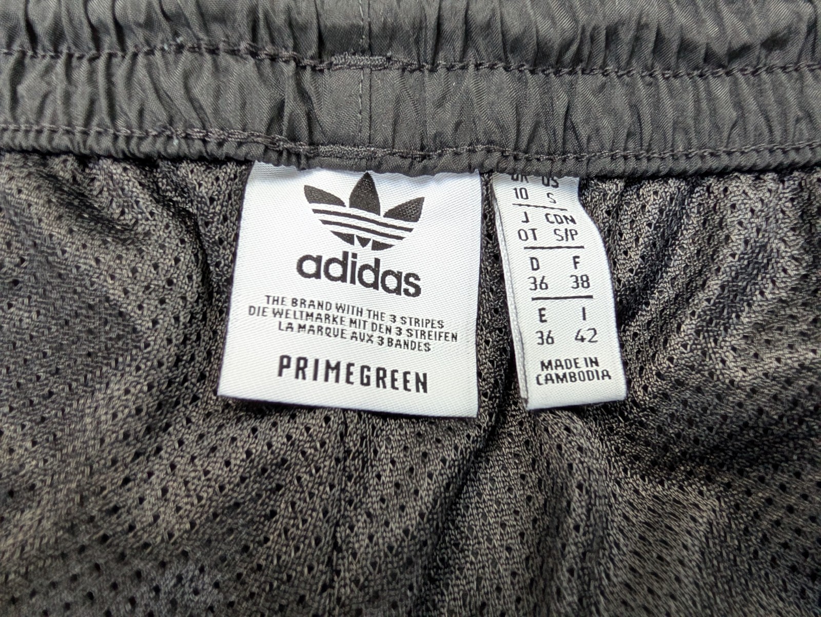 Adidas Like NEW Sprinter Nylon Shorts Running Womens 36 Black Running Sports Gym