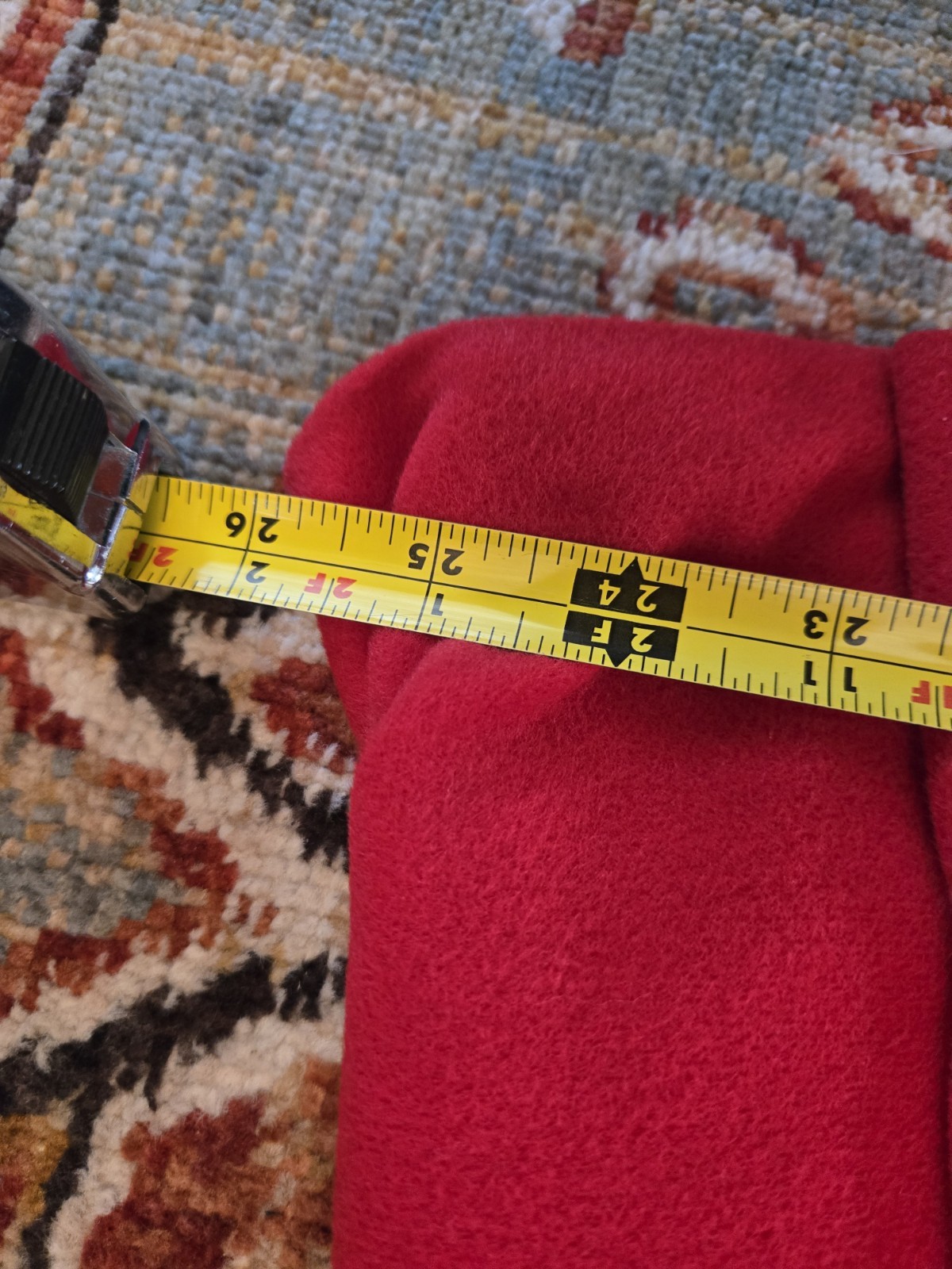 Vintage MCM 60’s 70s Kashmiracle Wellington Red Long Coat Satin Lined Size?