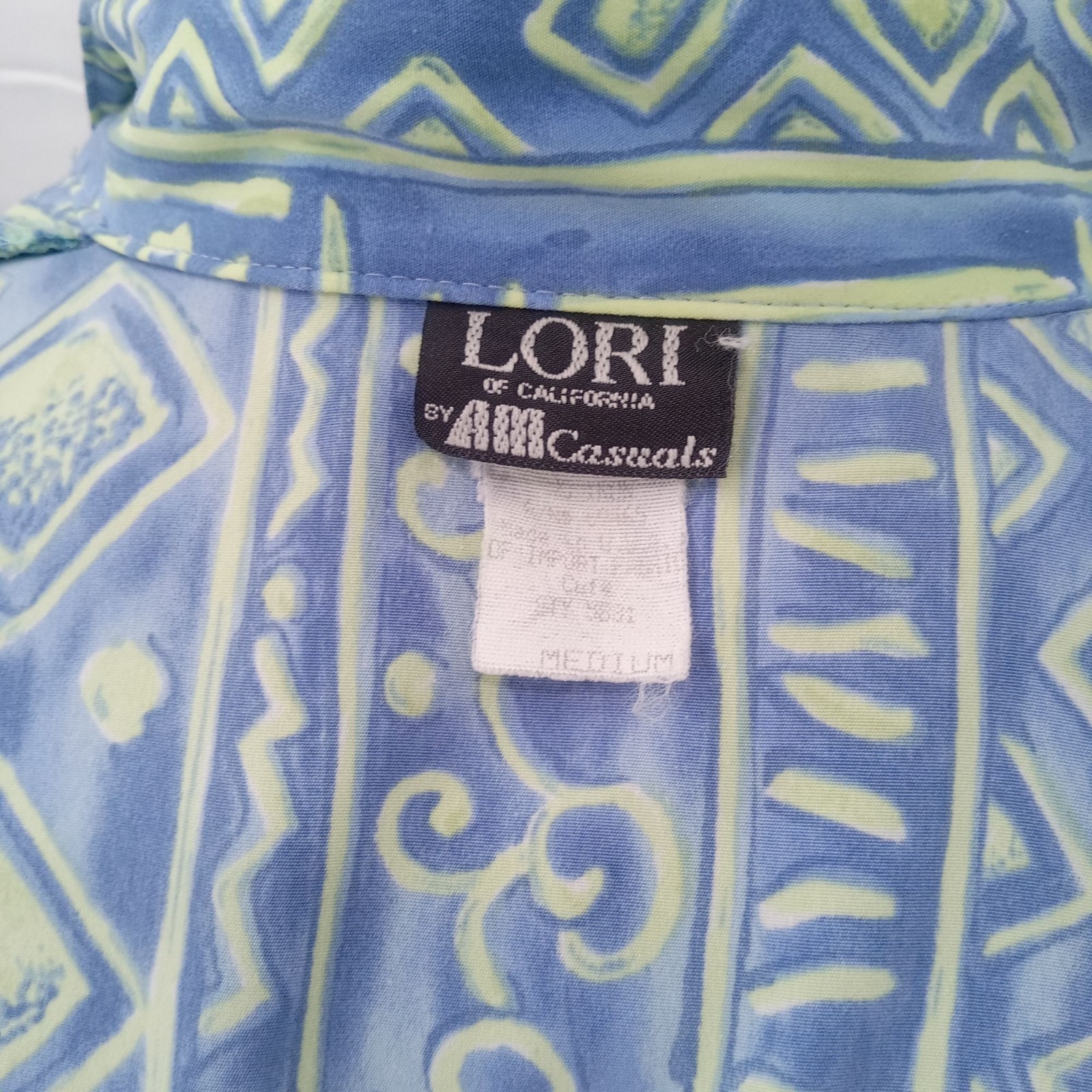 Vintage Lori of California Jacket Shorts Set M 10 Shoulder Pads Zip Front 80s