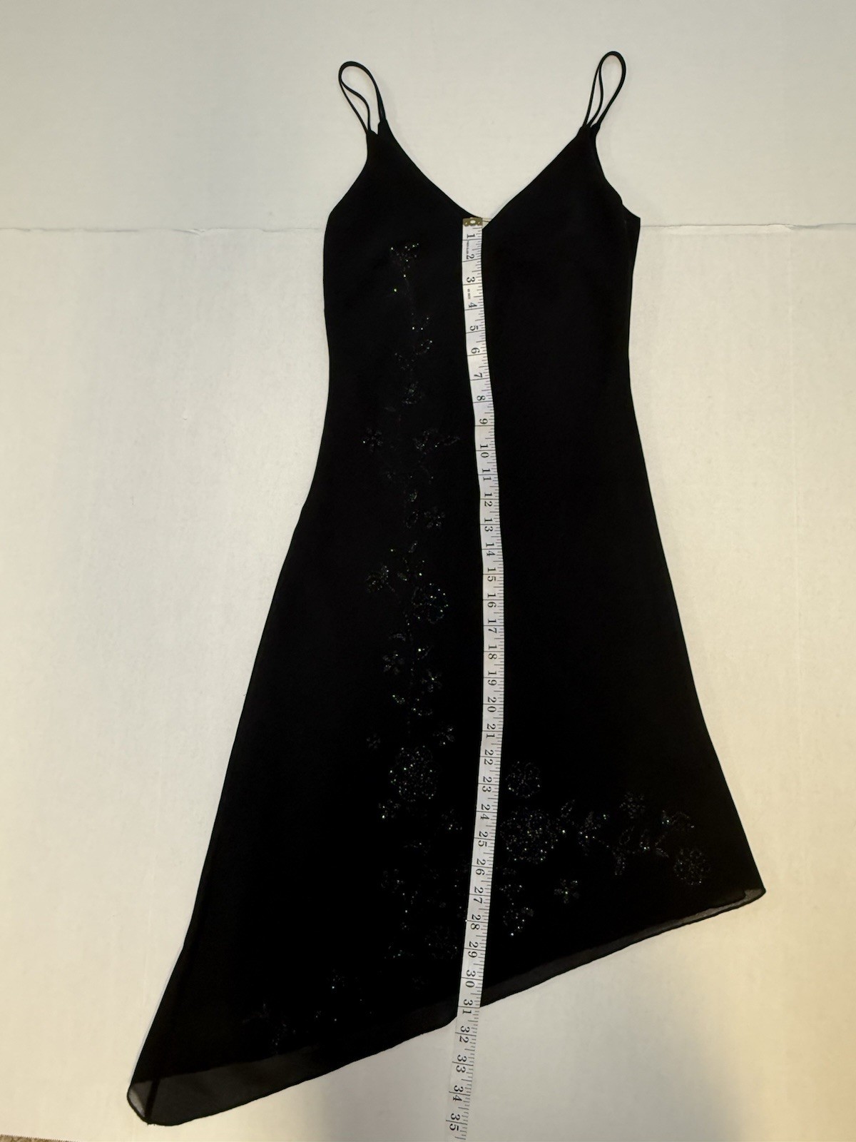VTG Napoli Slip Dress Fairy Asymmetrical Y2K 90s Grunge Womens Small USA Vintage