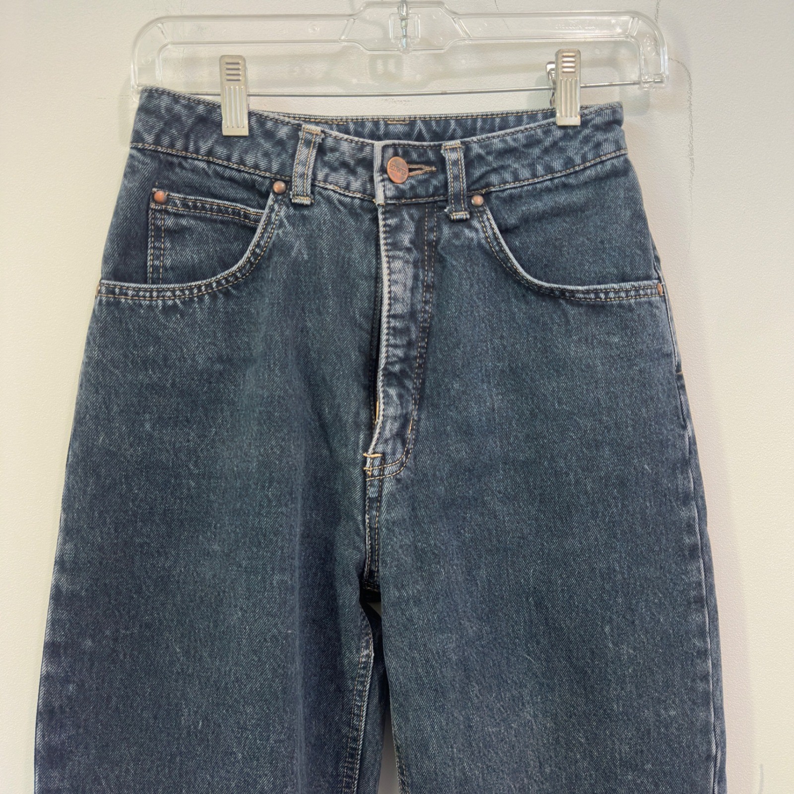 Vintage Edwin Tokyo Jeans LA Slim Made in Japan Dark Wash High Waist W29 L26