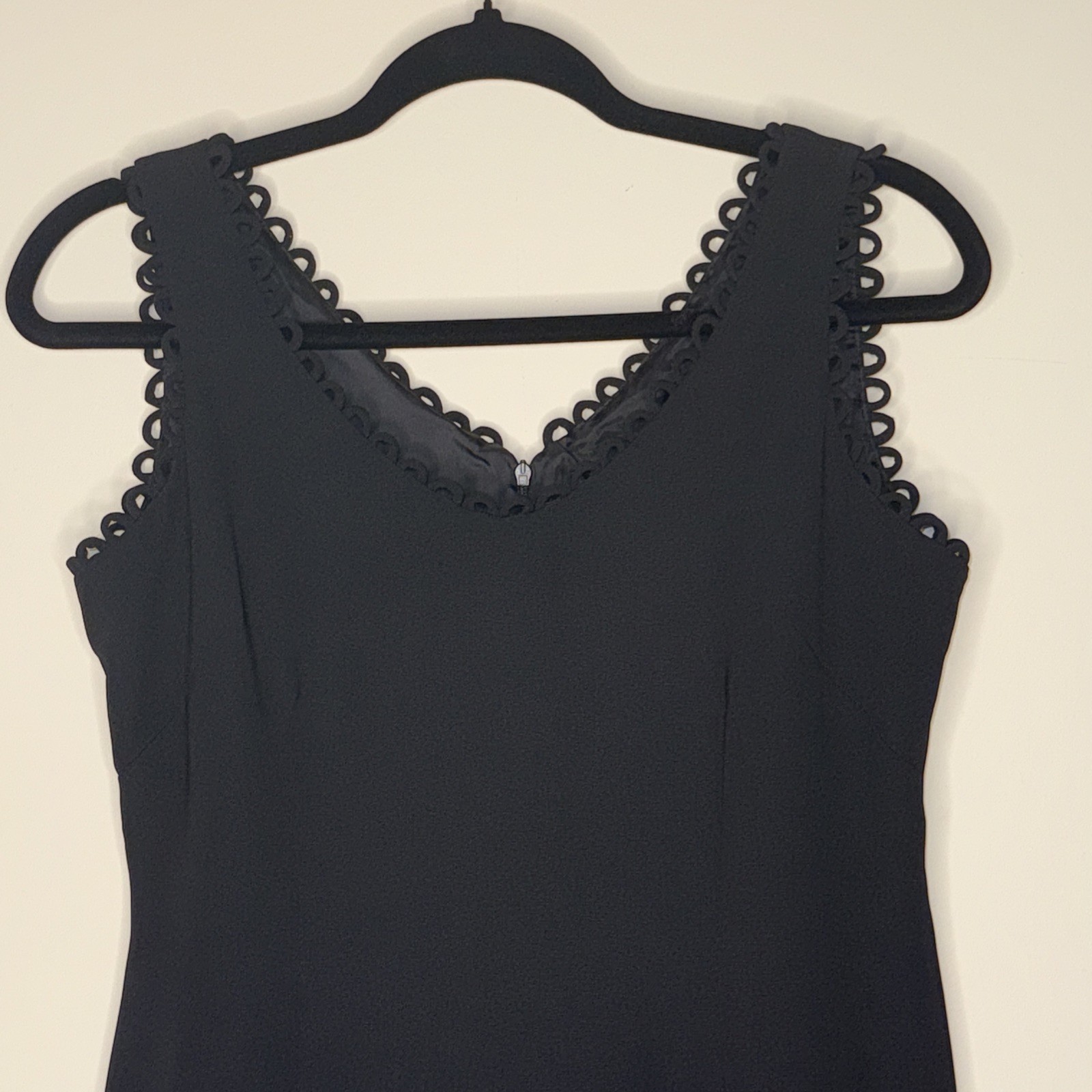 Vintage Danny & Nicole New York Little Black Sleeveless Lined Darted Dress 4P