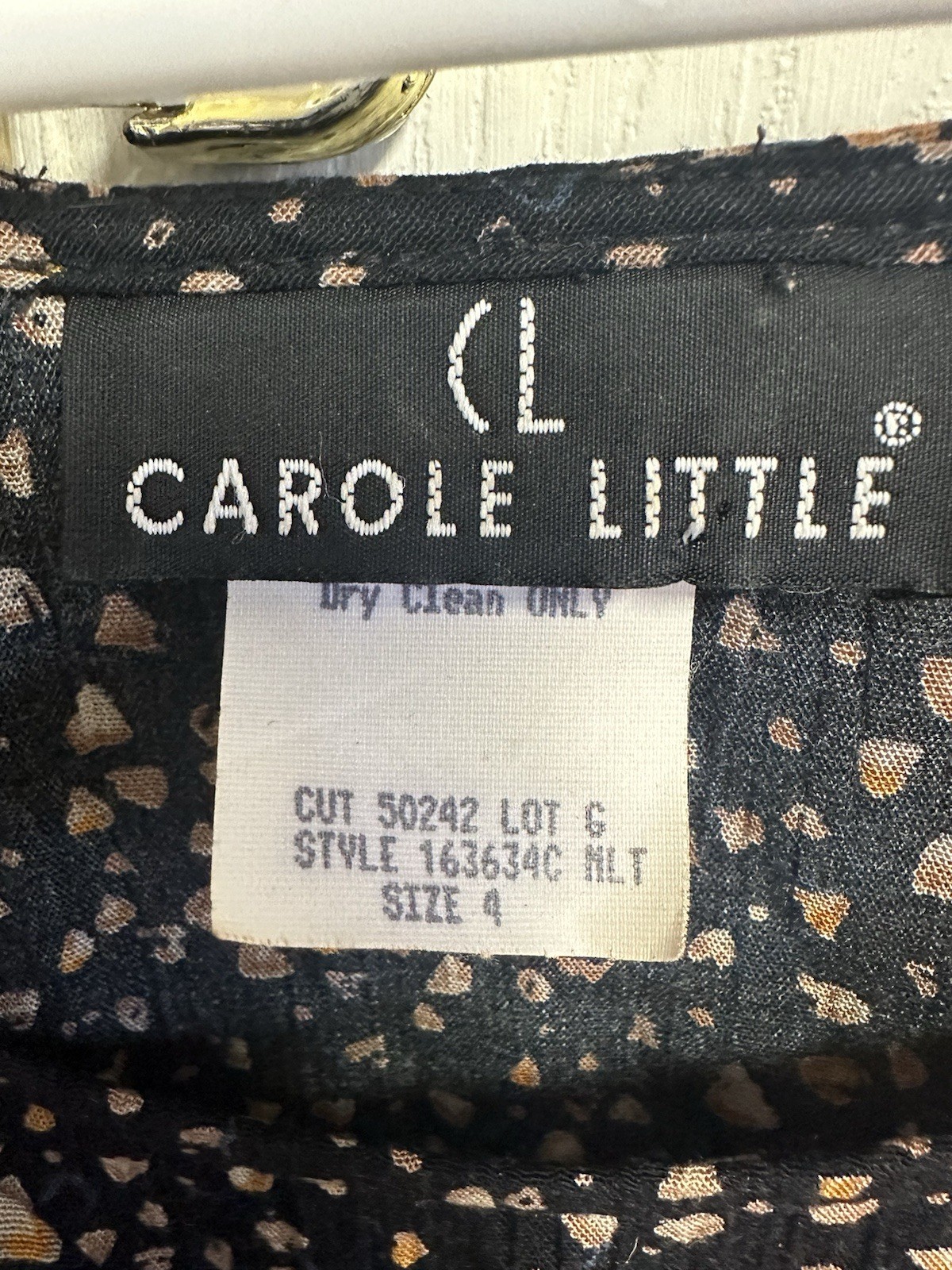 Vnt Carole Little Boho Hippy Wrap Skirt Set USA Made Sz 4 Sm/med Runs Large 70s
