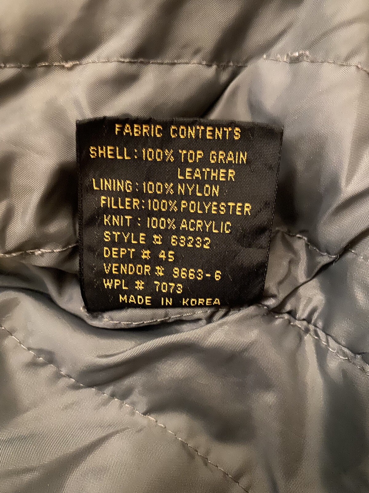 Vintage Porsha by Winer Green Leather Varsity Zip Jacket Womens/Mens Size 40 SM