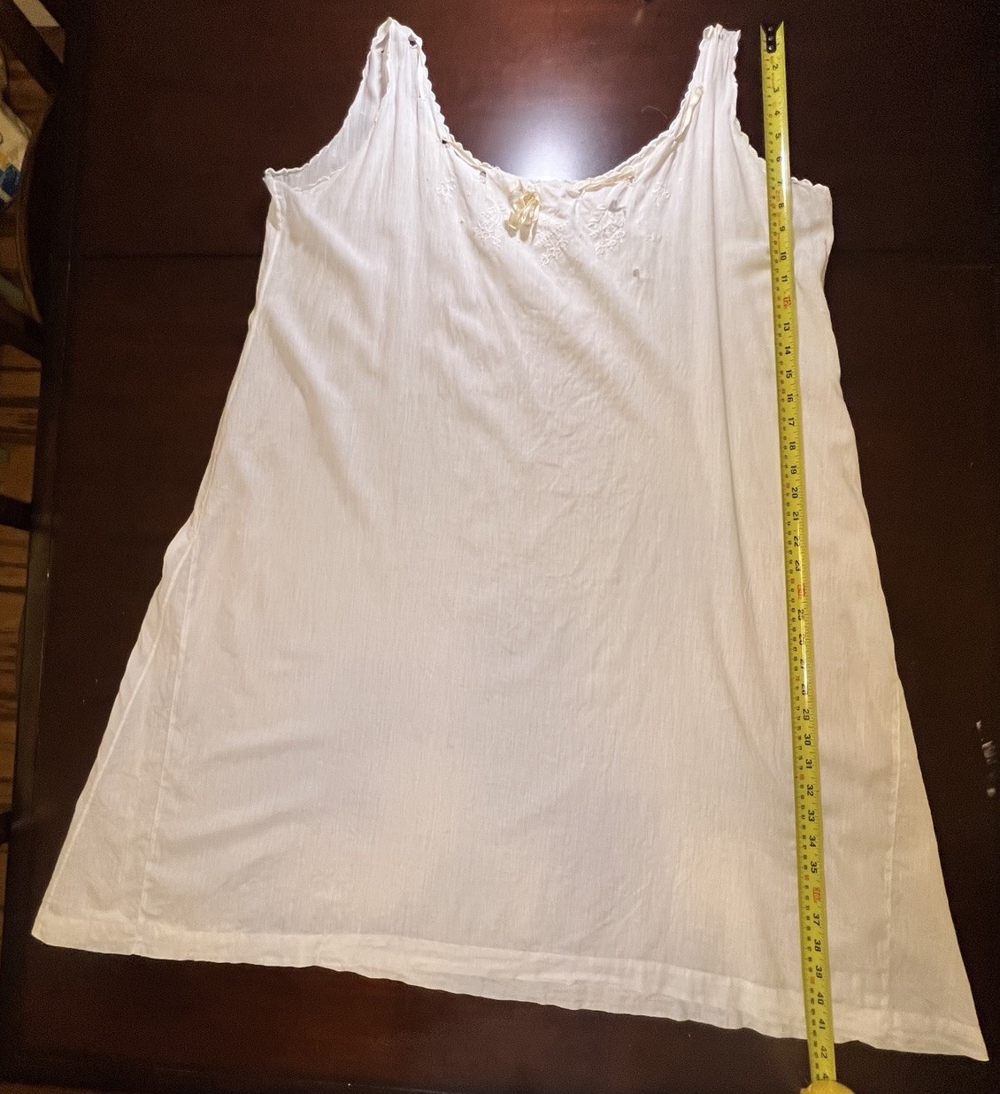 Vintage Antique Lot Of 3 Half Slips (2) & Full Slip (1) – White Cotton & Lace