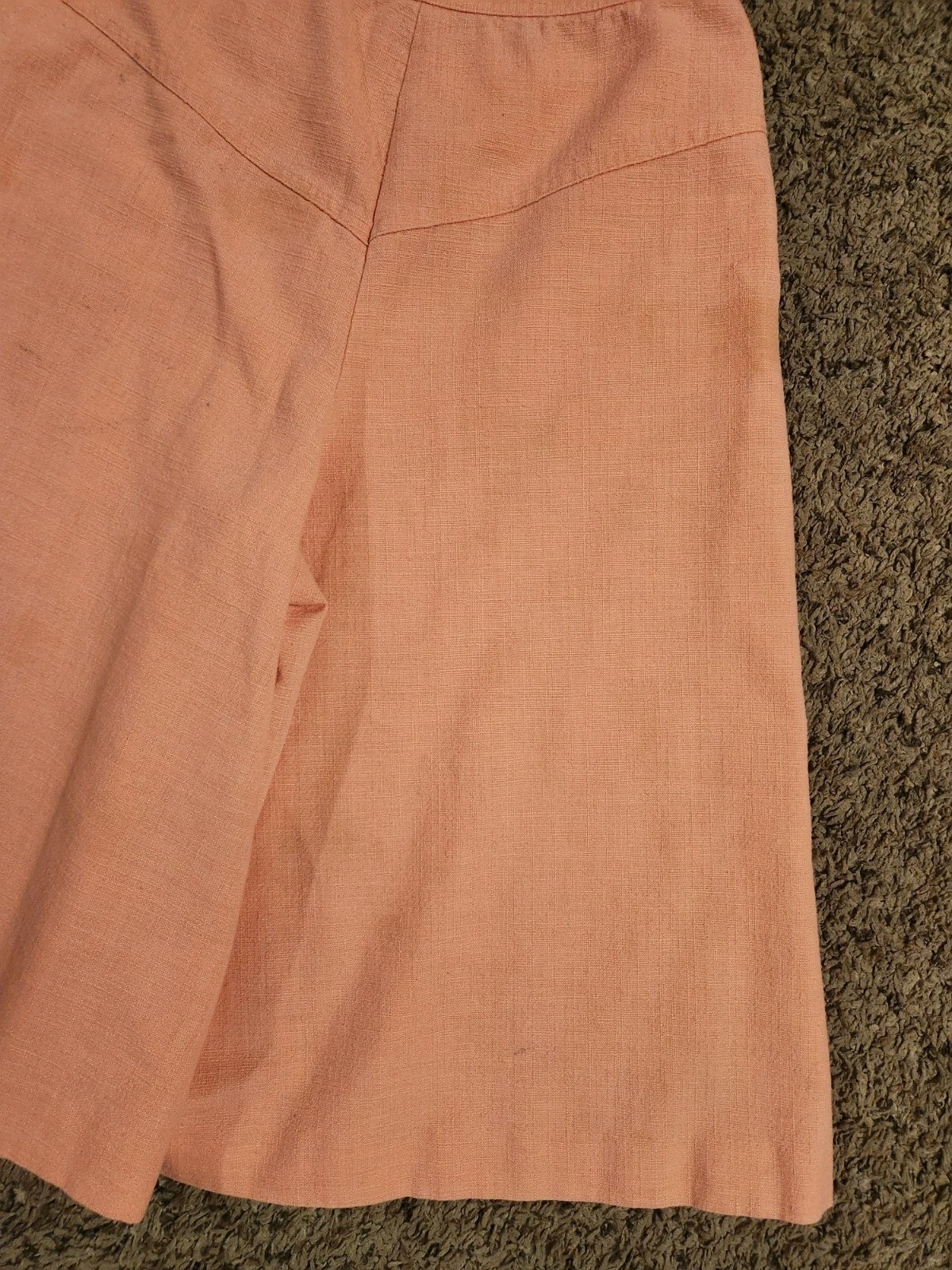 VINTAGE THE RED EYE PINK CULOTTES SIZE 13 + JUST MAGGIE TOP SIZE L USA