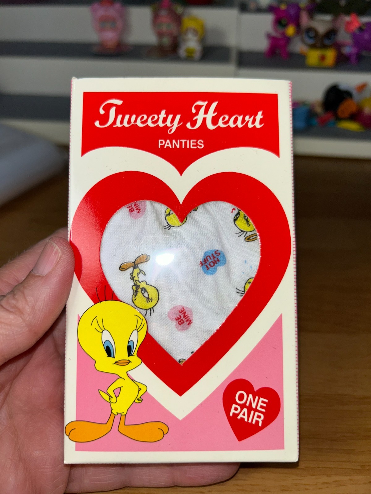 Vintage 1997 Looney Tunes Tweety Bird Tweety Bird Panties Valentines day M/L