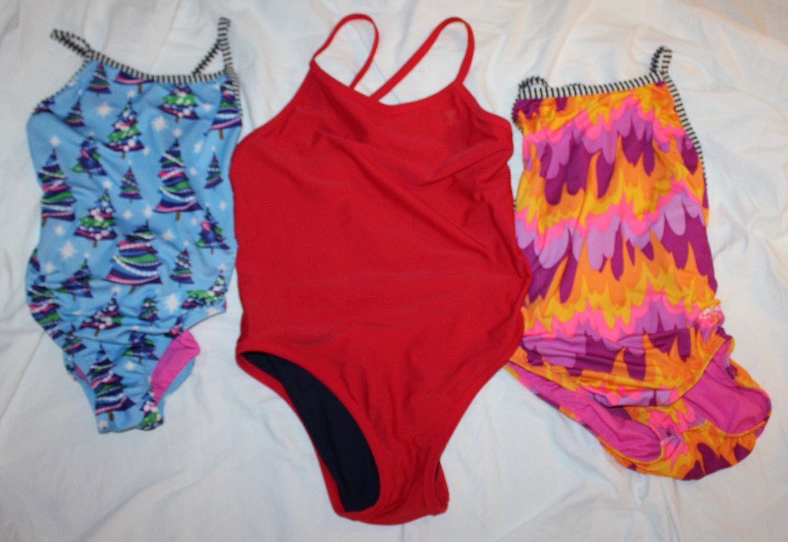 Vintage swimsuit bathing suit lot 80- 90s 1 piece maillot 10 items clearance