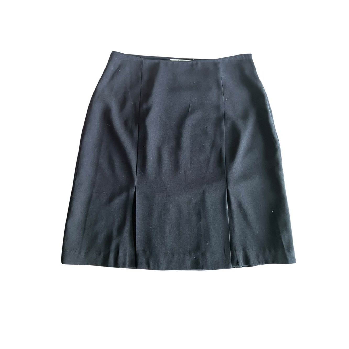 Vintage Jones Wear Black Lined Skirt Career Capsule Evening with flaw