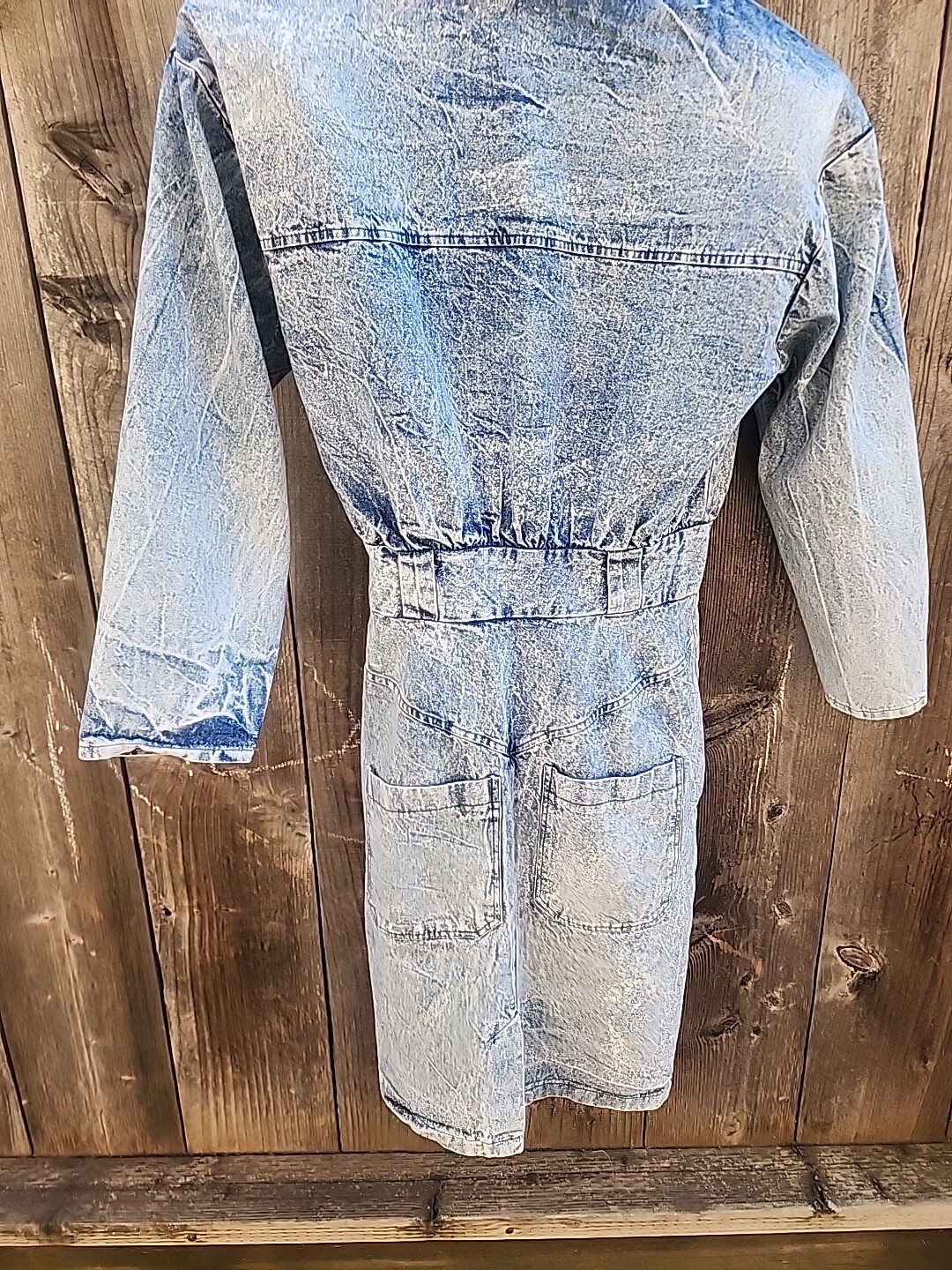 Vintage Blondie And Me Acid Wash One Piece Dress Size 9/10