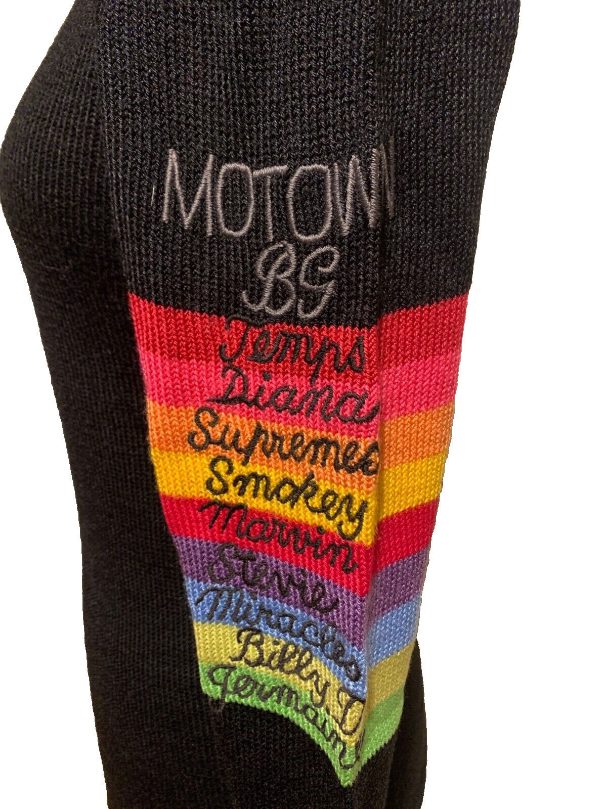RARE Vintage 1970’s – 80’s Multicolor MOTOWN Record BG Barry Gordy Sweater