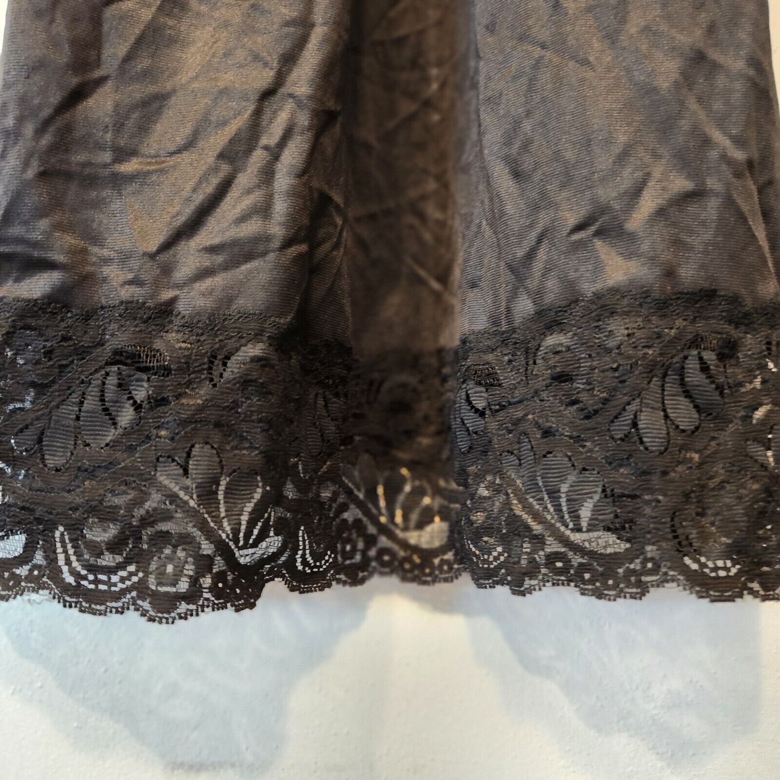 Ladies Garment Workers Union Label Women’s Black Lingerie Lace VINTAGE Sz 11