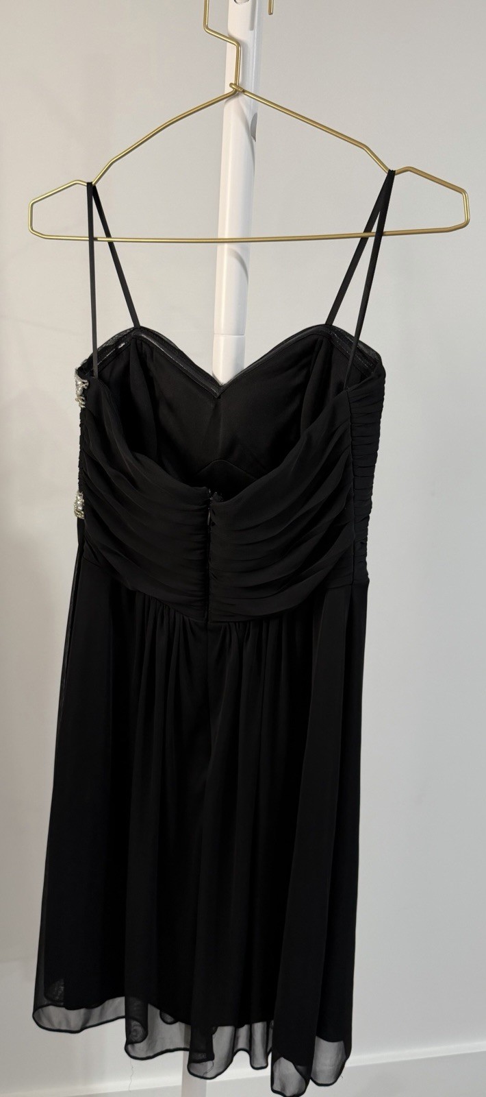 Vintage Y2K Blonde Nites Chiffon Cocktail Dress Size 5 ✨