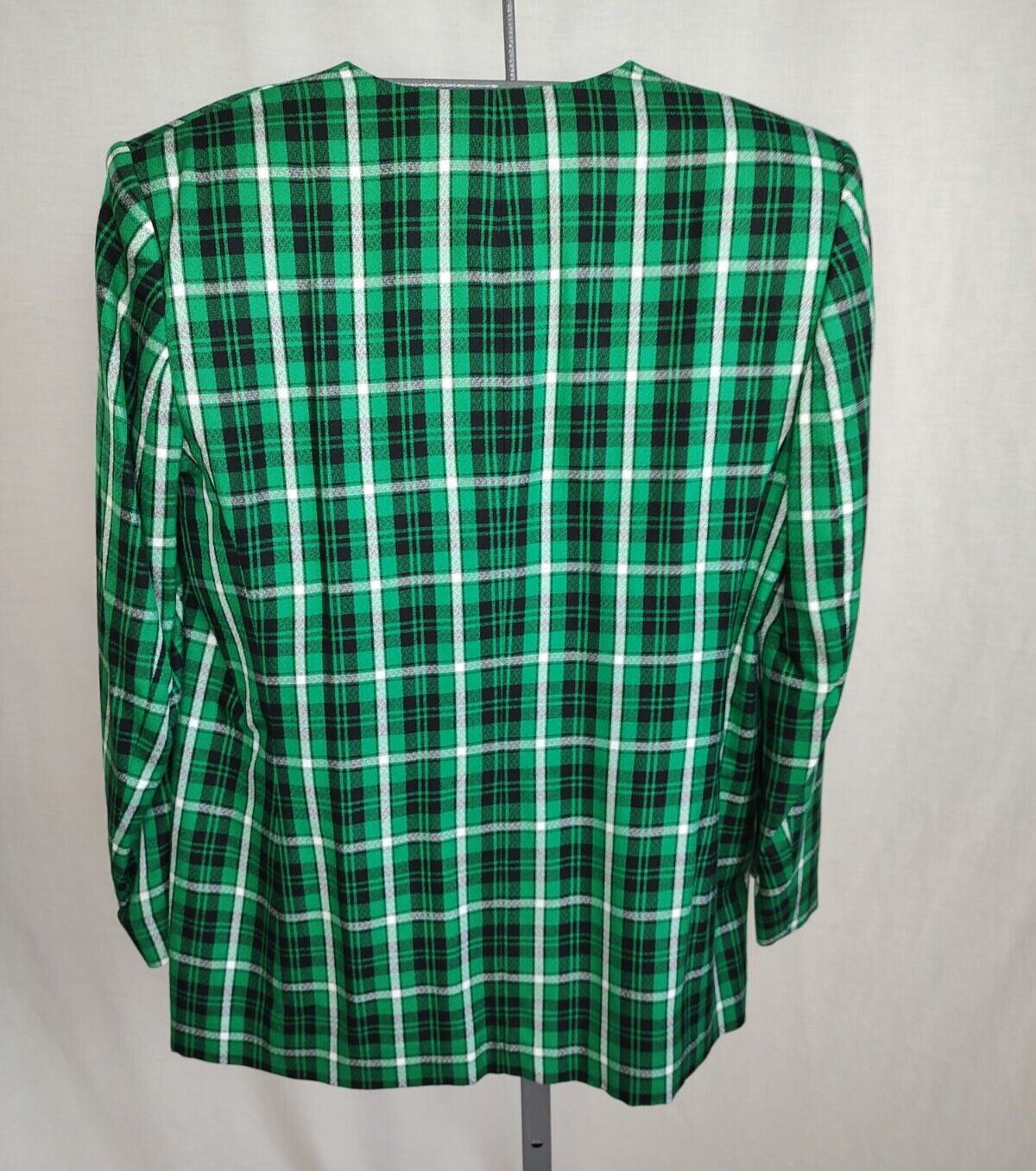 VGT 90’s Pendleton Classic Blazer Jacket Plaid Double Breasted Womens Sz 10 NOS