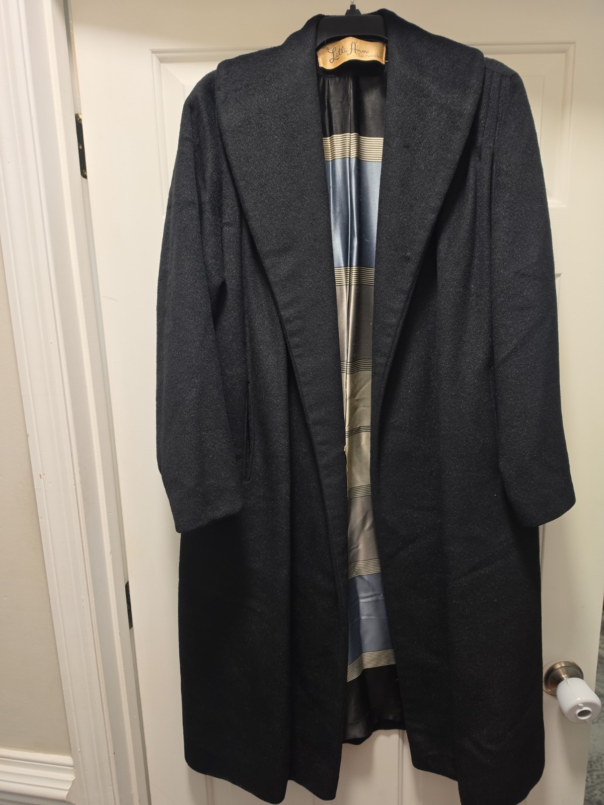 1950s Lilli Ann Blin & Blin French Wool Trench Coat Amazing Condition