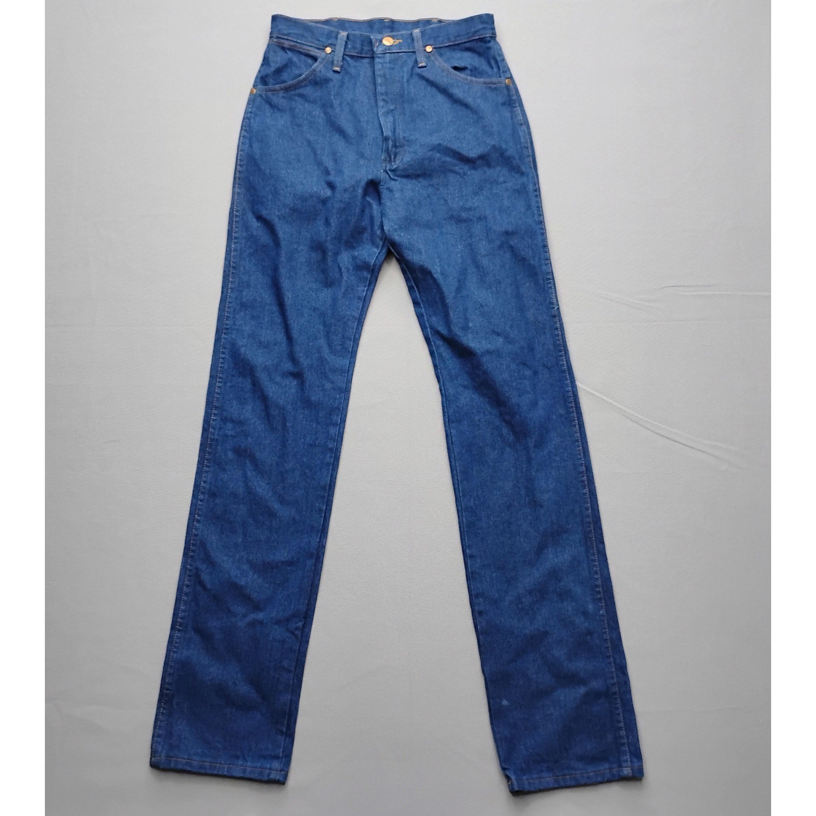 Wrangler Cowboy Cut High Waisted Jeans 14MWZG Dark Wash Denim 9×36 Vintage 28×36