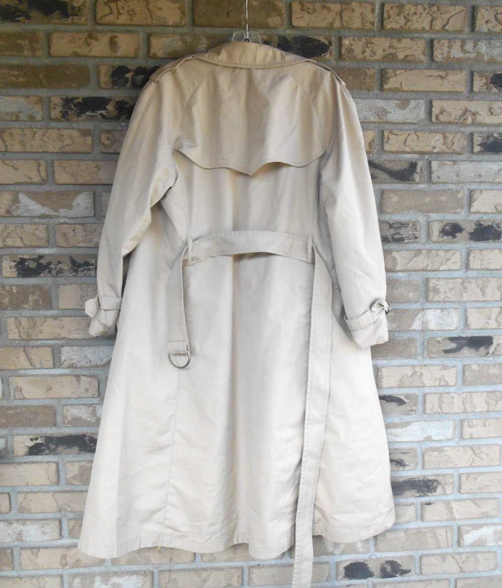 VINTAGE LADIES LONDON FOG MAINCOATS TRENCH COAT WITH ZIPOUT LINER SIZE 14 PETITE