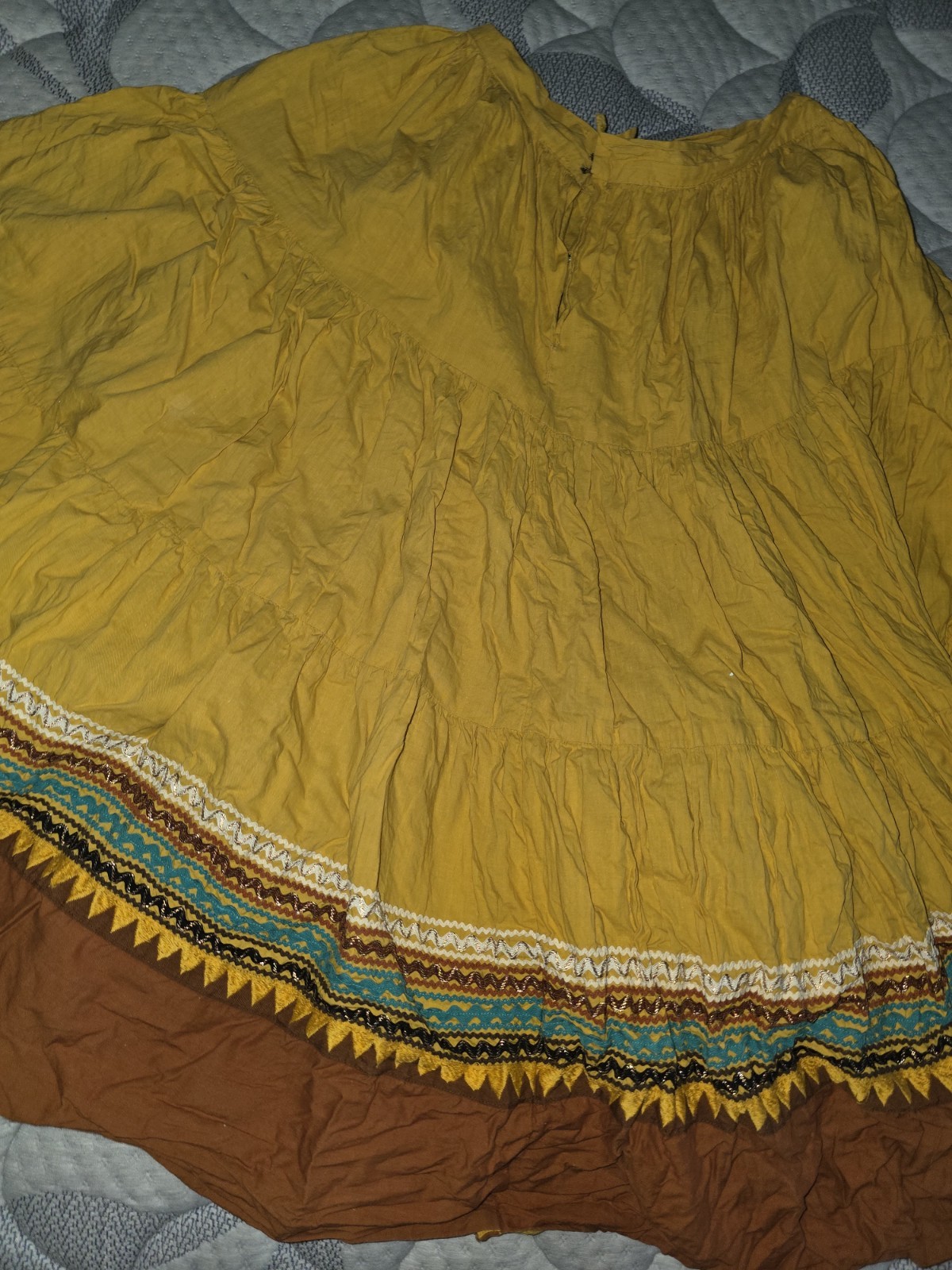 Vintage Rare Western Boho Handmade Circle Skirt