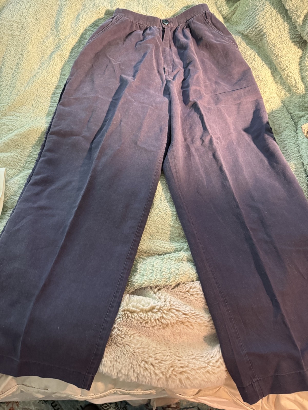 Vintage 1980’s Issey Miyake Trousers 60/40 Linen Cotton Size 2