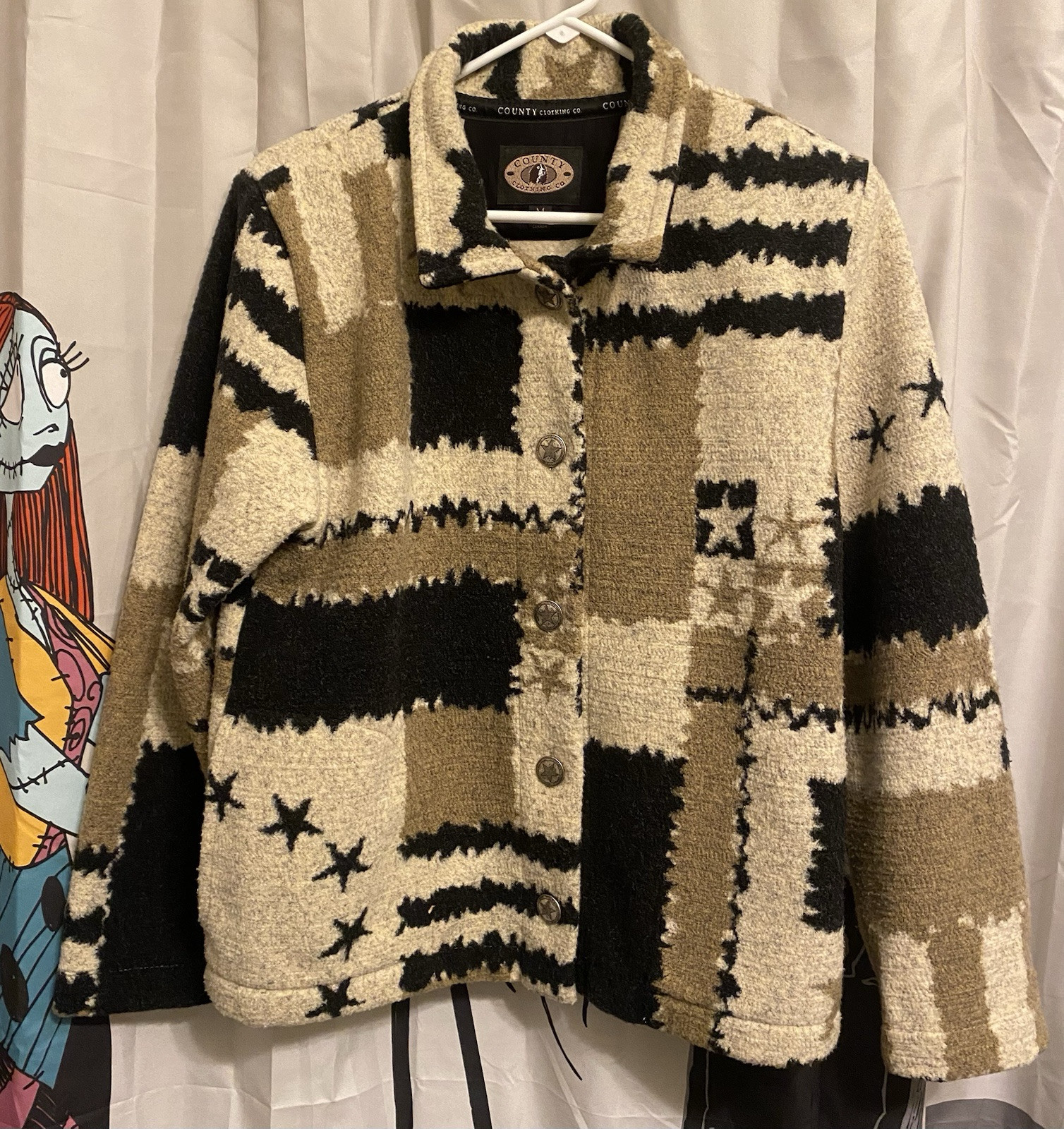 Vtg County Clothing Co Women’s Jacket Medium Western Theme Made In Canada