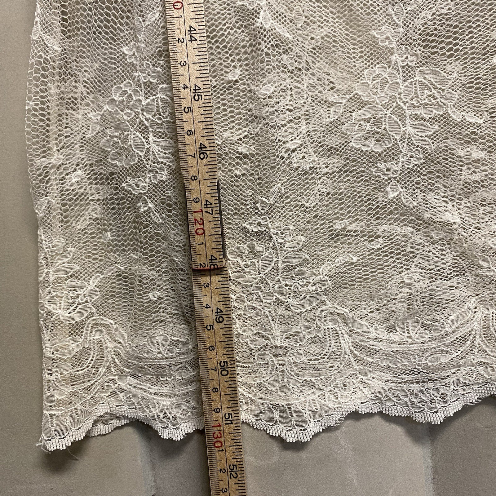 Vintage Eileen West Couture Queen Anne’s Lace Nightgown Slip Dress Small Lacy