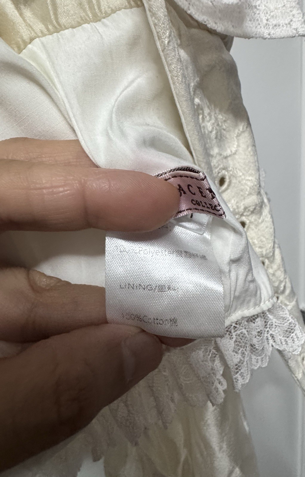 Lacemade Psyche Corset Blouse – 100% Cotton – Size M