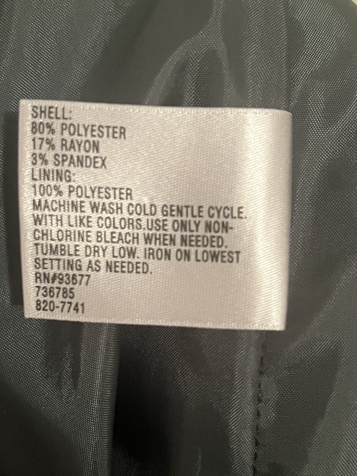 worthhington skirt green whit dot RN#93677