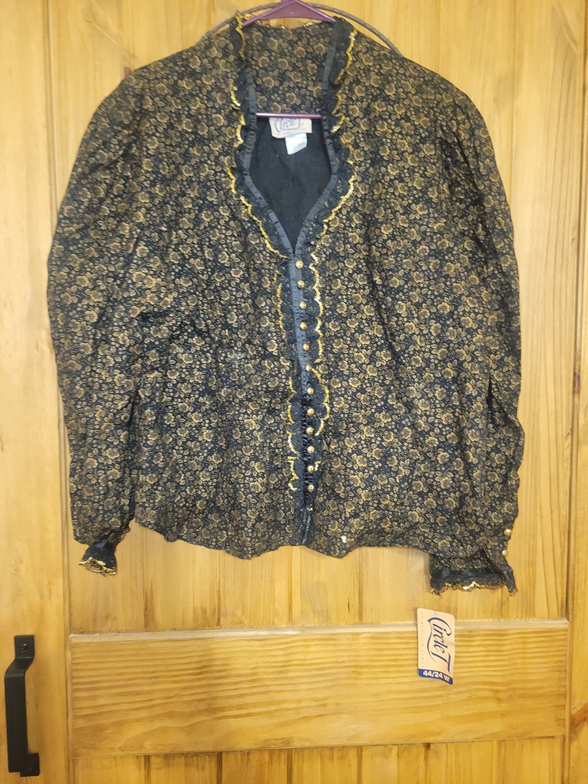 Vintage Circle T Sz 24 Plus Size Western Shirt NWT