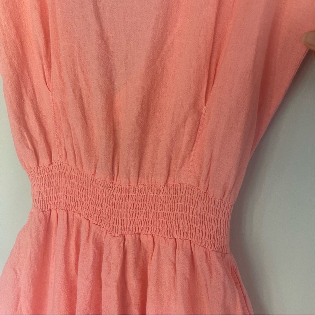 Vintage Medium New Hero 100% Native American Cotton Open Back Maxi Dress Boho