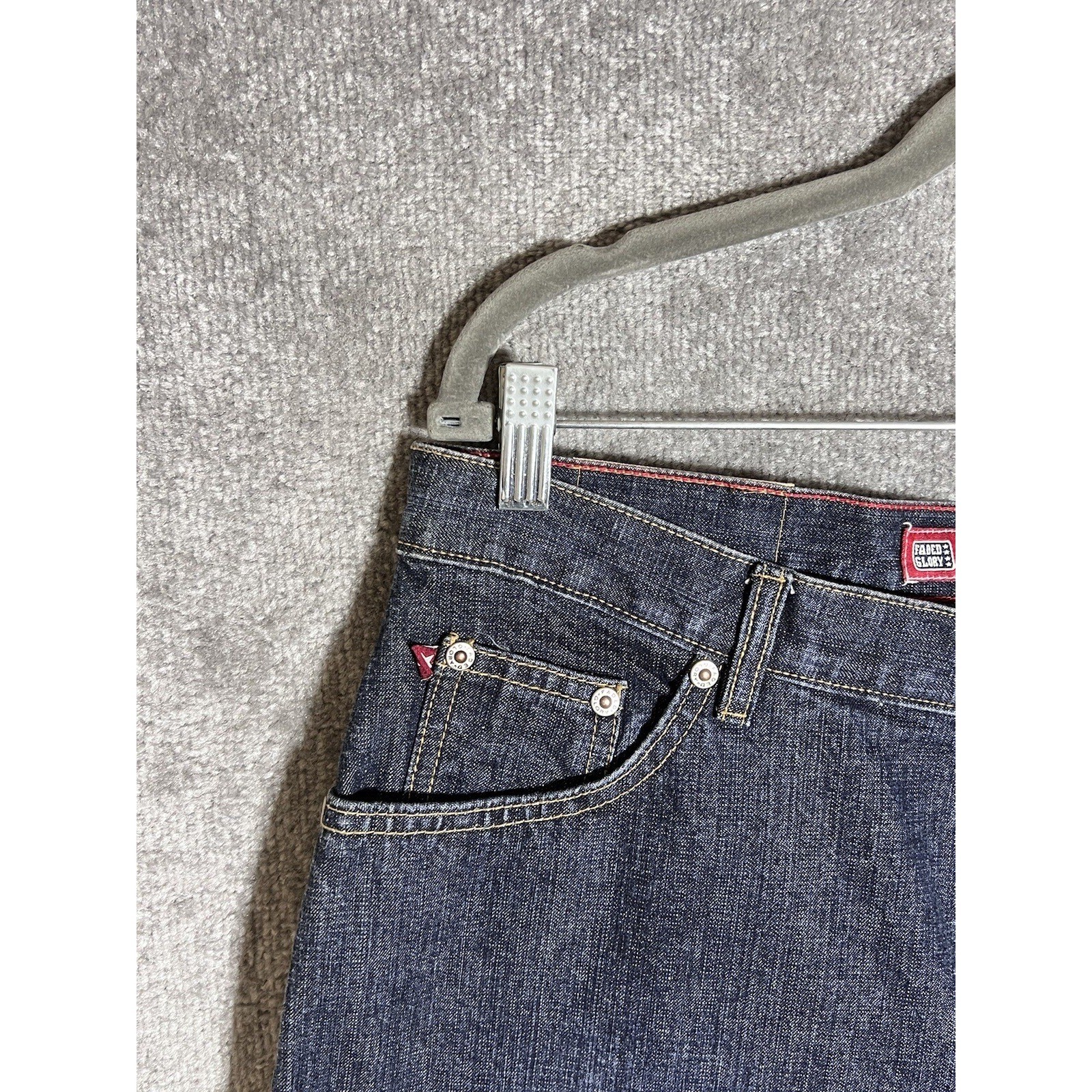 Faded Glory 1972 Special Edition Jeans Womens Missy Size 16 Petite Blue Denim