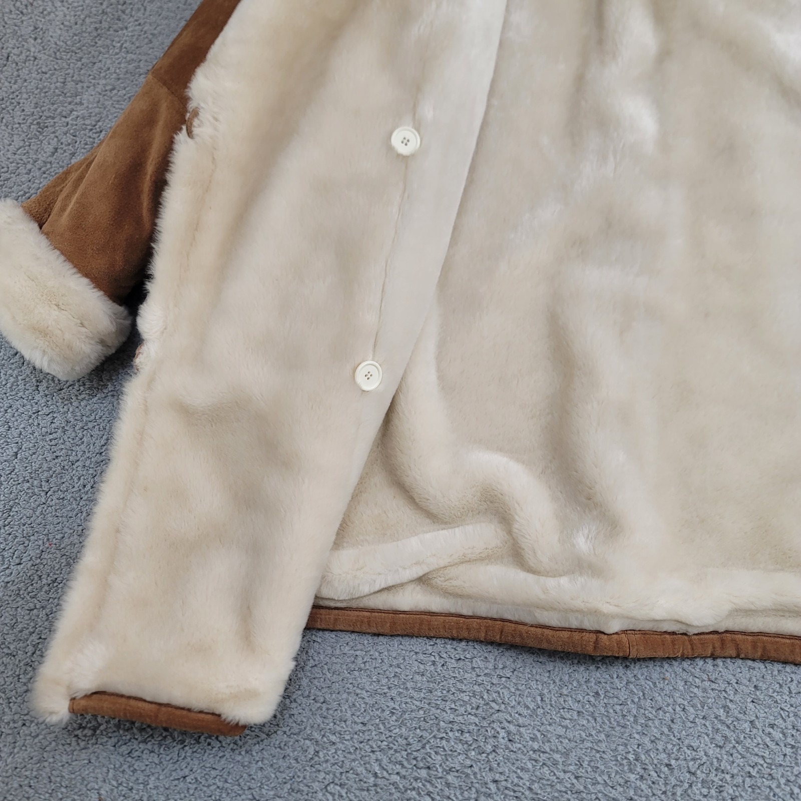Vintage Venezia Suede Leather Faux Fur Plus Women’s Size 18/20 2X Afghan Coat