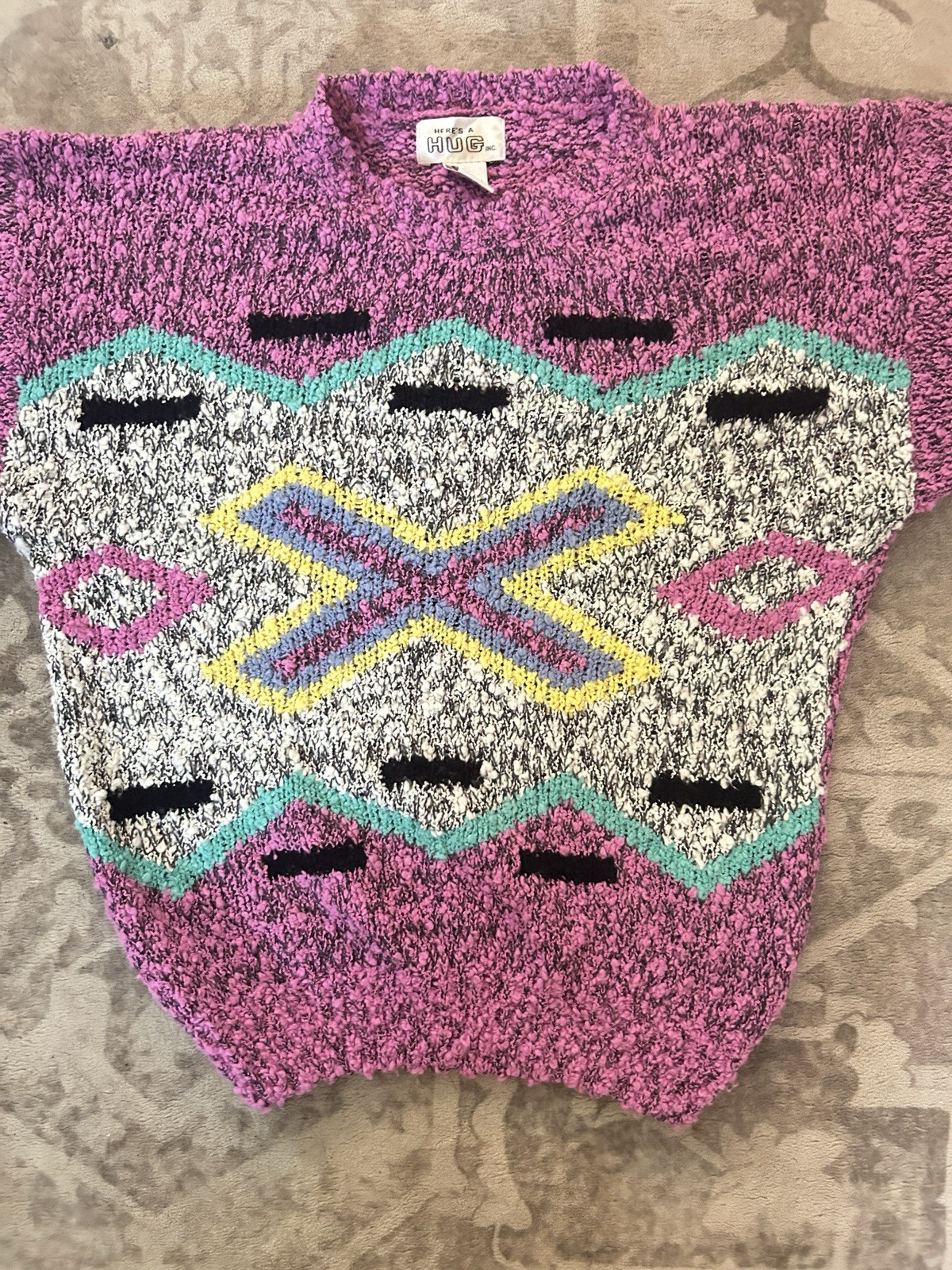 1980’s Women’s Medium Here’s A Hug Sweater