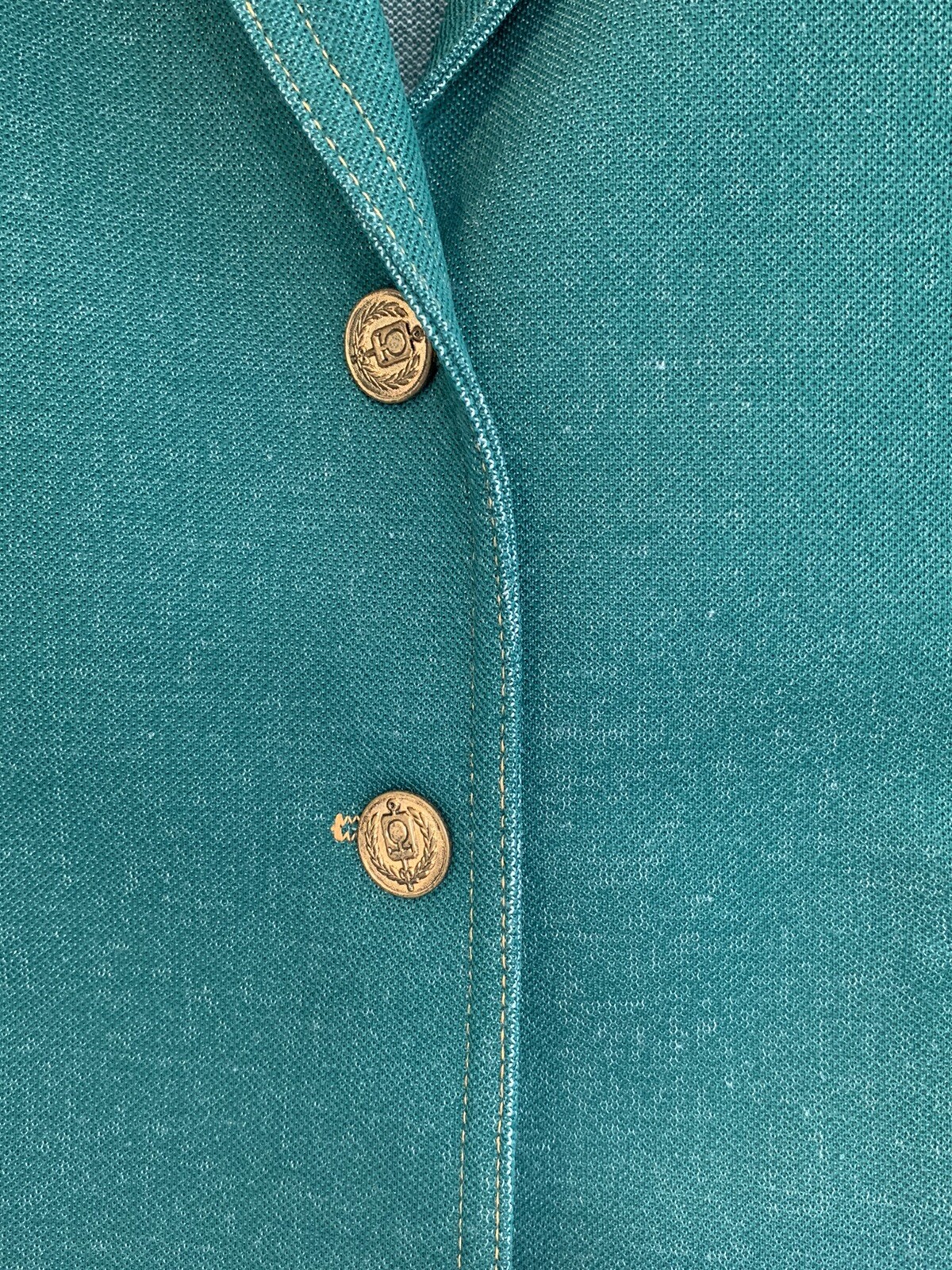Vintage 1970s Lady Graff Blazer Jacket With Shoulder Pads Made In USA