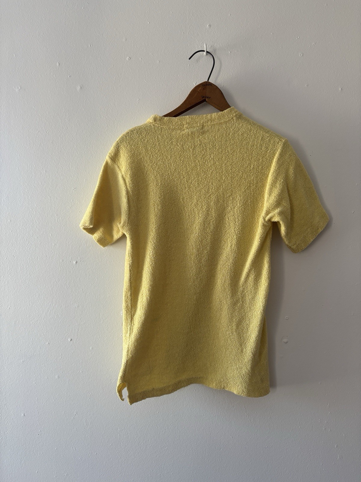 Vintage 50s 60s Alps Sportswear Terry Cloth T Shirt Tiki Surfer Unisex Small