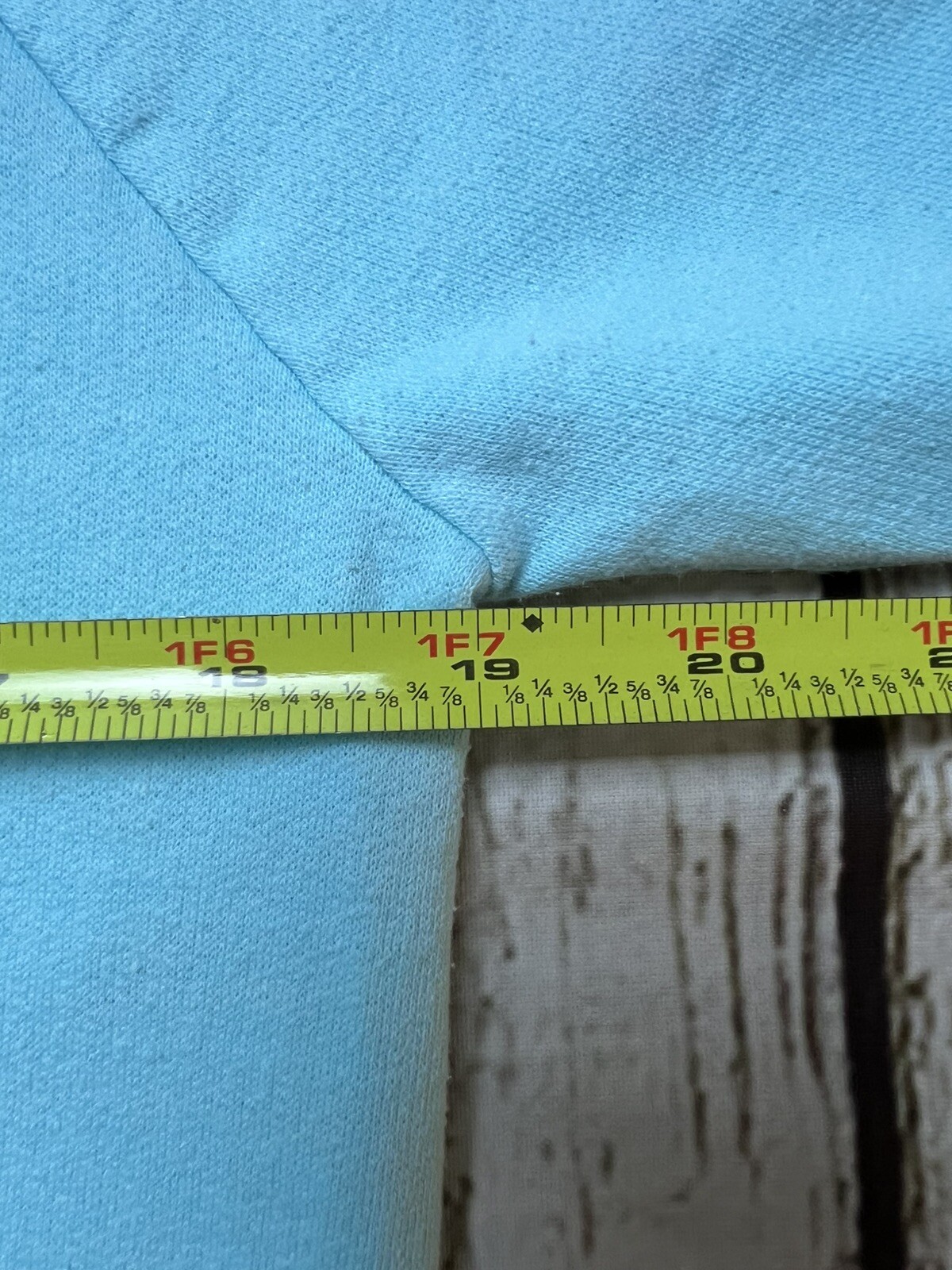 VTG Ocean City Beach Bunny Sunglasses 80’s Teal STAINED Crewneck Sweatshirt – M