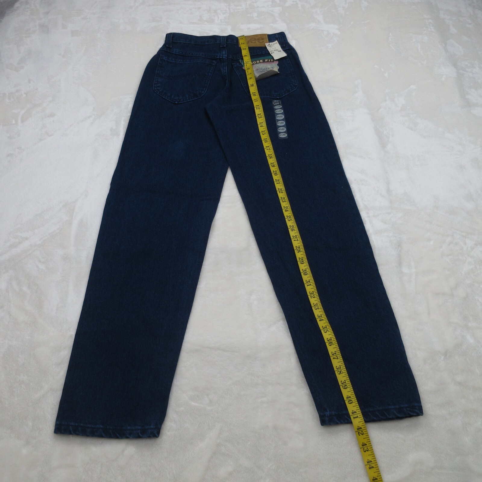 NEW Vintage LEE Jeans Mens 27X32 Student Loose Fit Tapered Leg Denim USA Made