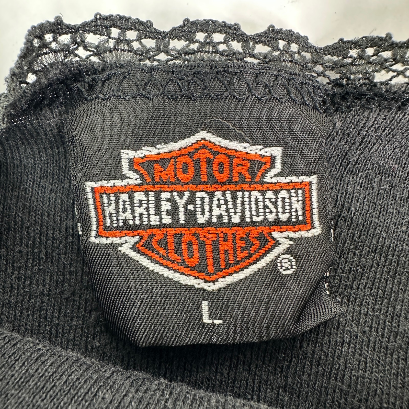 Vintage 90s Harley Davidson 3D Emblem Forever Wild Eagle Tank Top Womens Lrg Vtg