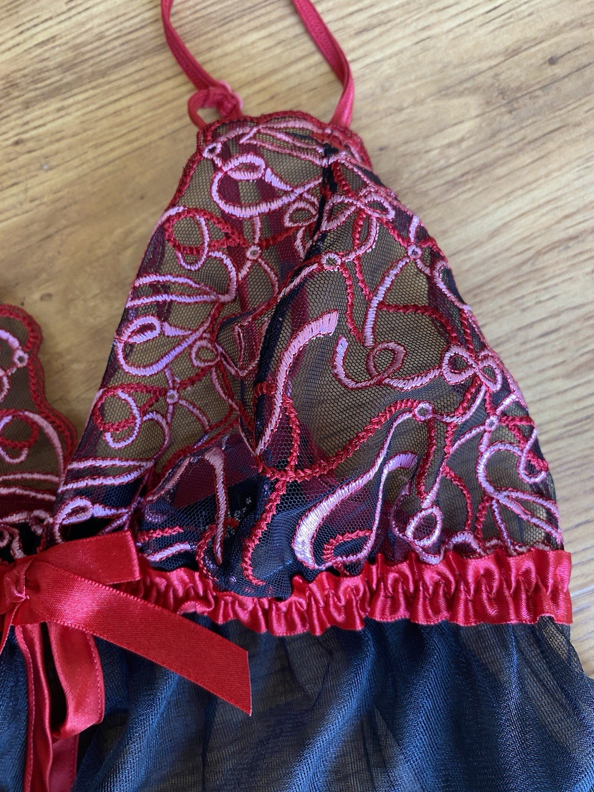 Fredricks of Hollywood babydoll nighty Size Small Vintage Lingerie Size Small