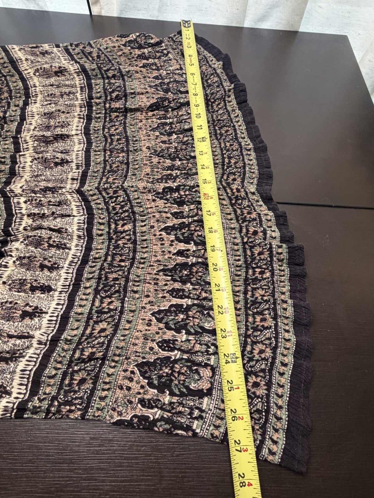 Vintage 90s Boho Peasant Maxi Skirt Womens M-L Prairie Cottagecore Her Style