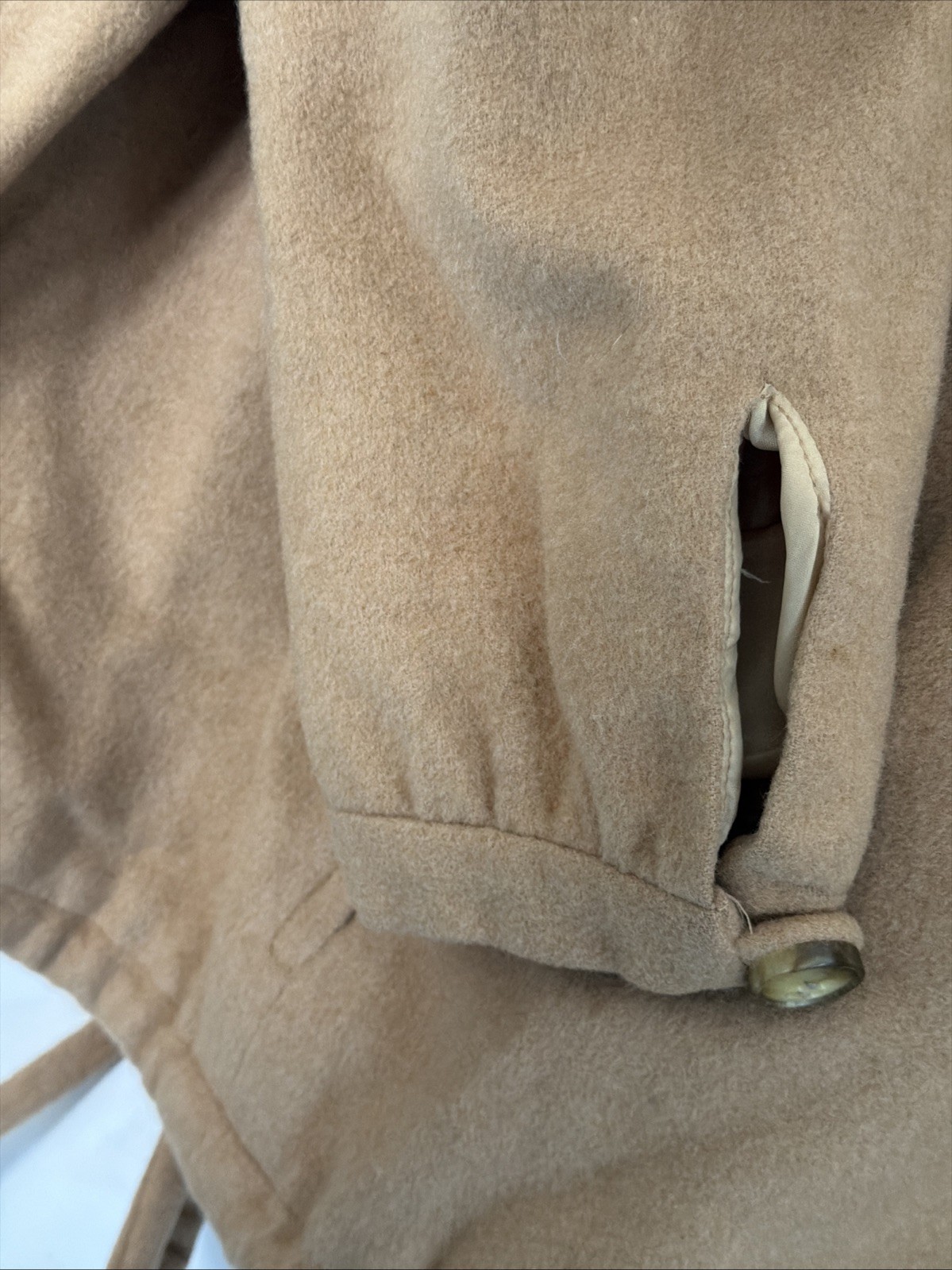 Vintage Gino Rossi Camel Hair Top Separates Union Made For Wilson 36-38” Bust