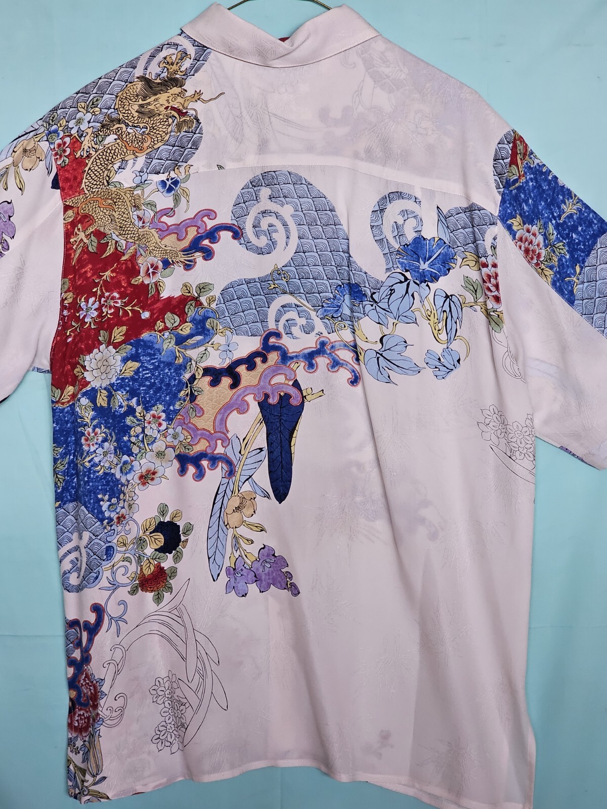 Citron Santa Monica Brand Women’s Silk Dragon blouse, size S