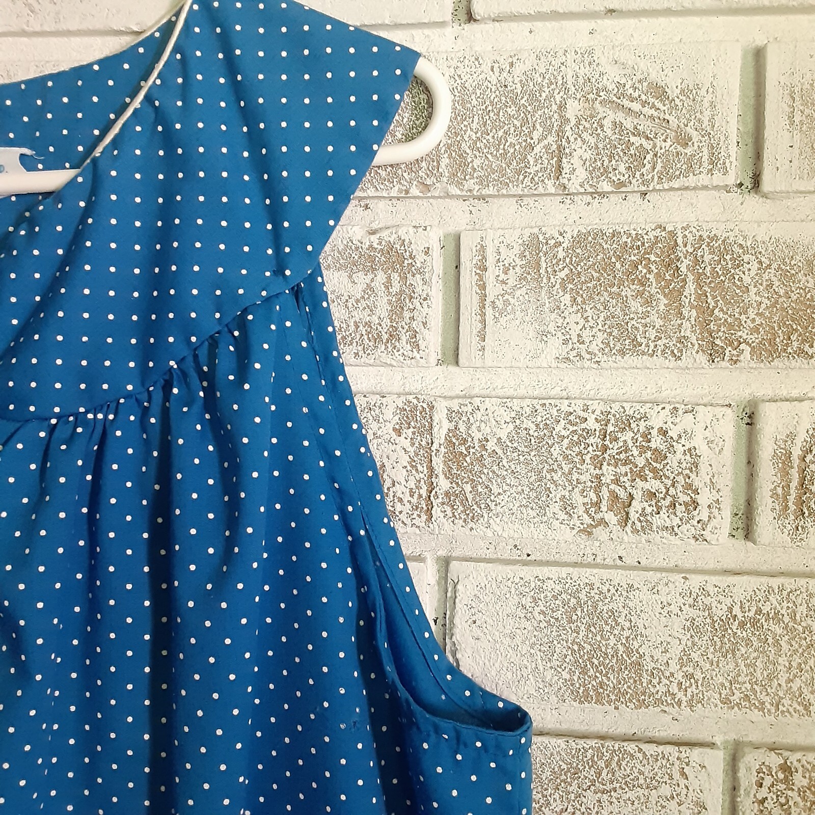 Vintage Lara Dee Charm Polka Dot Embroidered Robe sz 52
