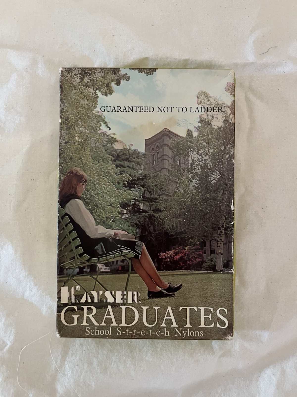 Vintage 1960s Kayser Graduates Bri-NYLONS Garter Hosiery Stockings SABLE School