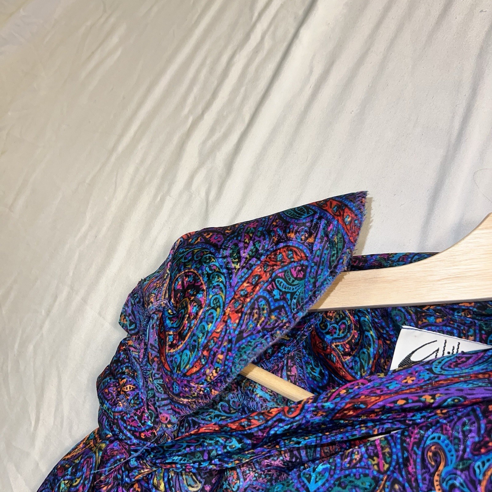 Willi Of California VTG Paisley Dress Sz 8