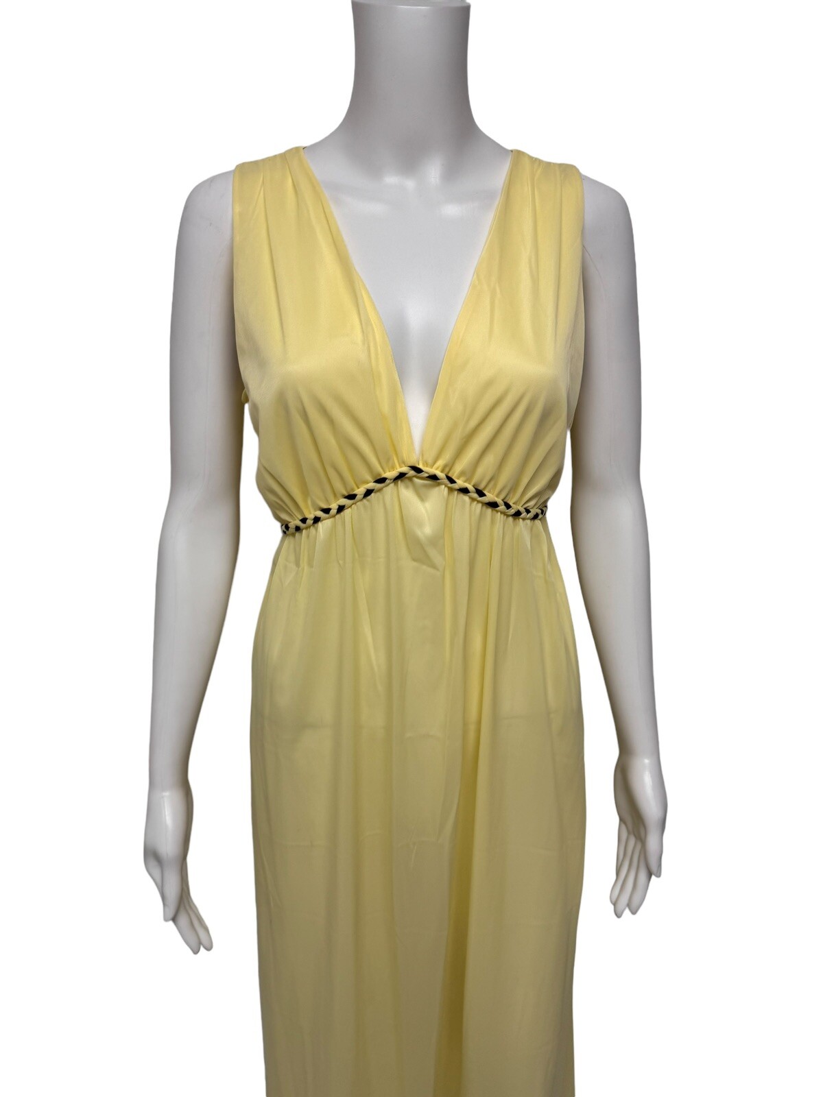 Vintage Avian Lingerie women’s Lingerie Babydoll Nightgown yellow size M