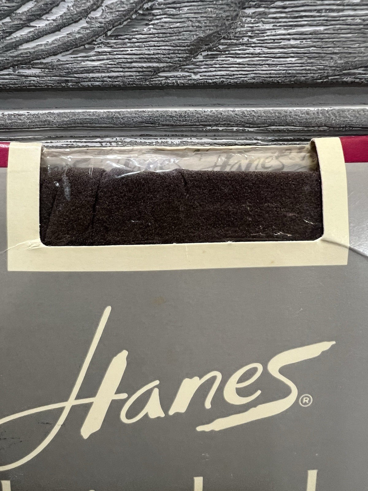Vintage Hanes Thigh-Hi 606 Sandalfoot Nylon Stockings Petite Town Taupe