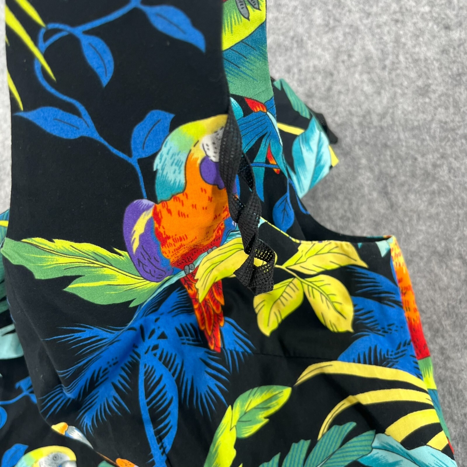 Shannon Marie Tropical Birds Parrots of Paradise Dress M